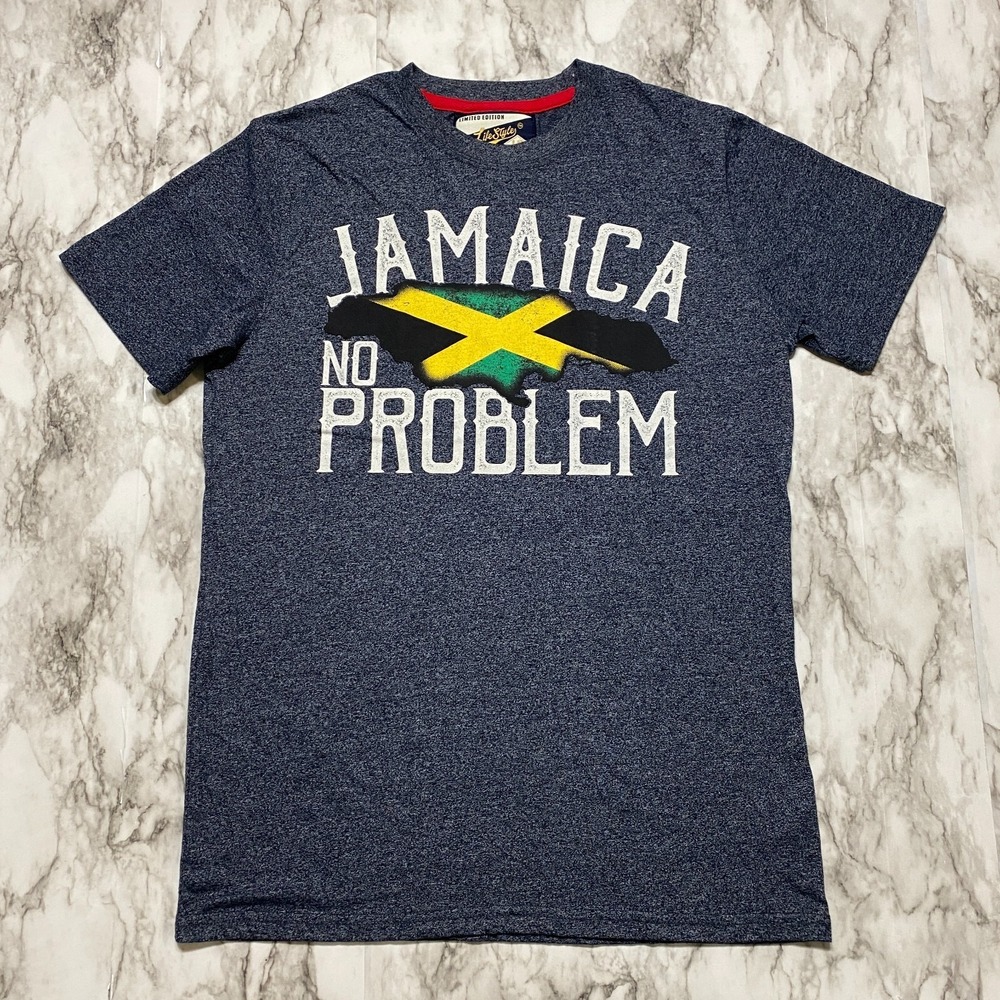 Life Styles Limited Edition Mens T Shirt Size L Jamaica No Problem Short Sleeve